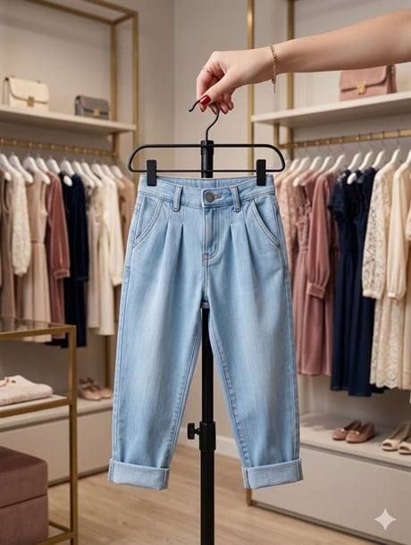Kız Çocuk Binici Kot Pantalon