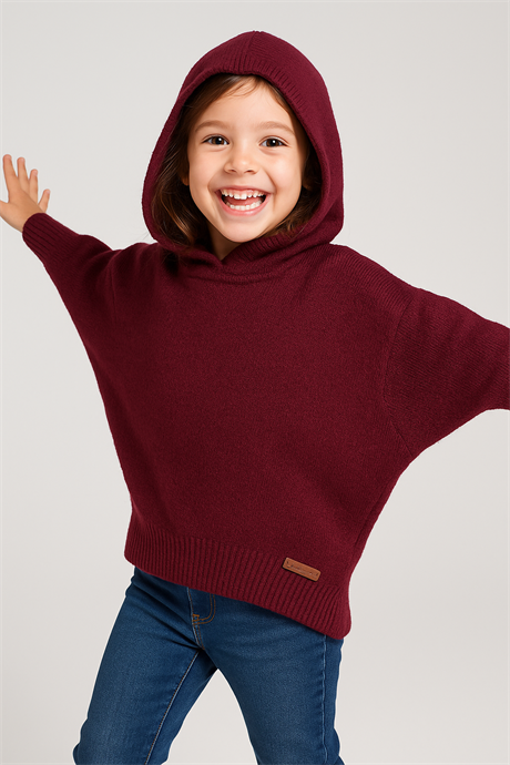 Kız Çocuk Kapüşonlu Sweatshirt