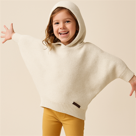 Kız Çocuk Kapüşonlu Sweatshirt