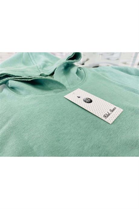 Kız Çocuk Oversize 3 Iplik Ikili Eşofman Takım Yeşil 10 Yaş