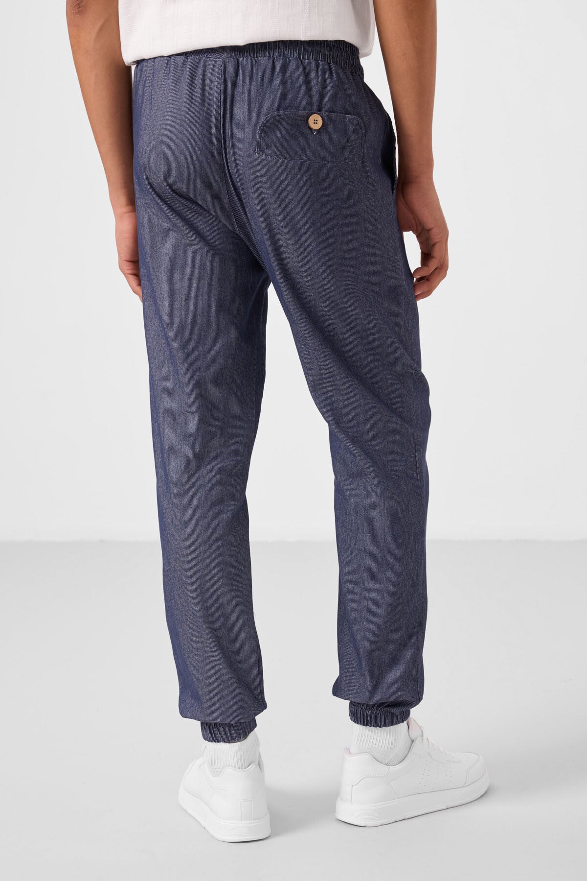 Kot Lacivert Standart Fit Dokuma Hafif Esnek Chino Erkek Pantolon - 82176