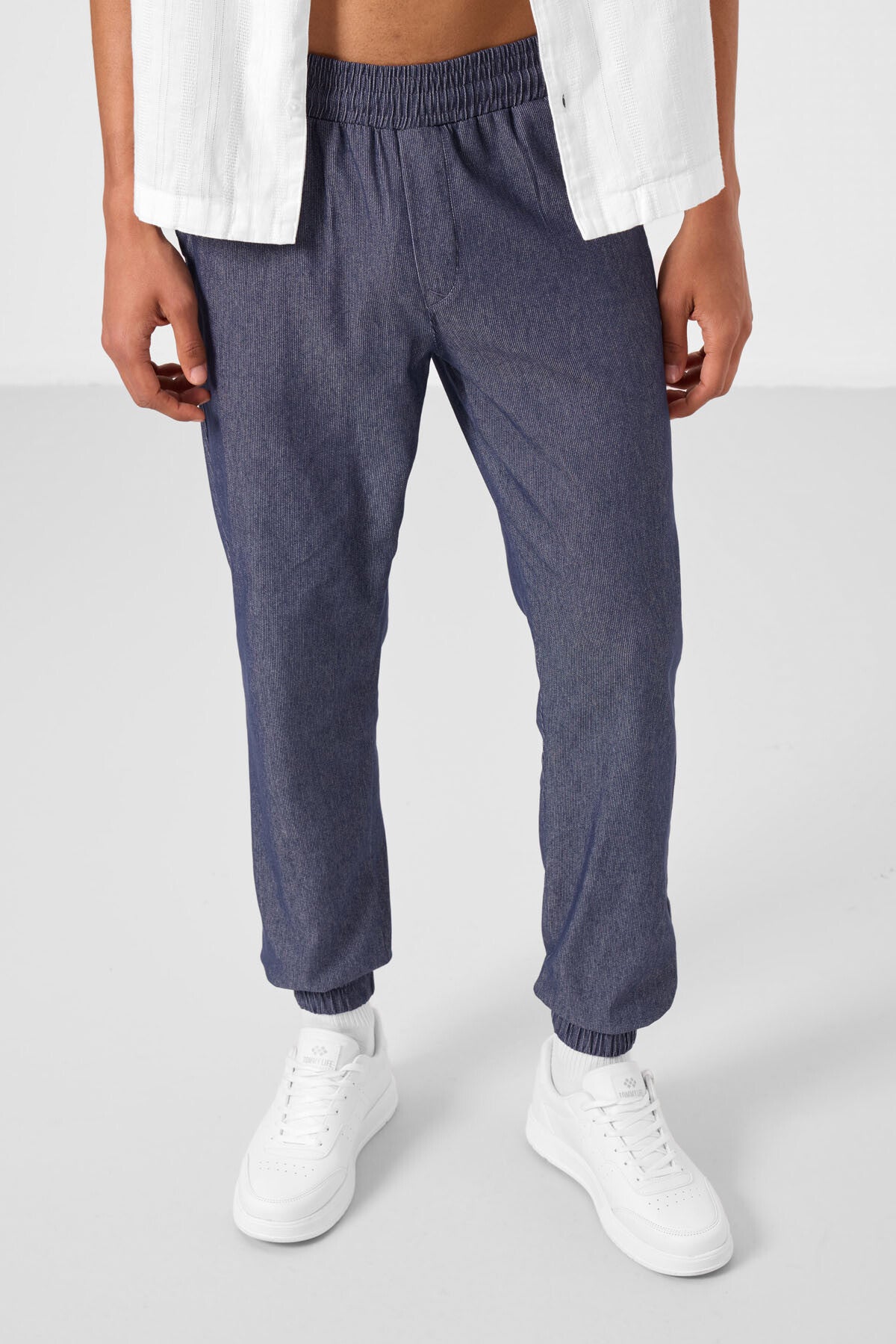 Kot Lacivert Standart Fit Dokuma Hafif Esnek Chino Erkek Pantolon - 82176