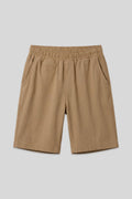 Dark Beige Standard Fit Woven Light Stretch Chino Men's Shorts - 81290