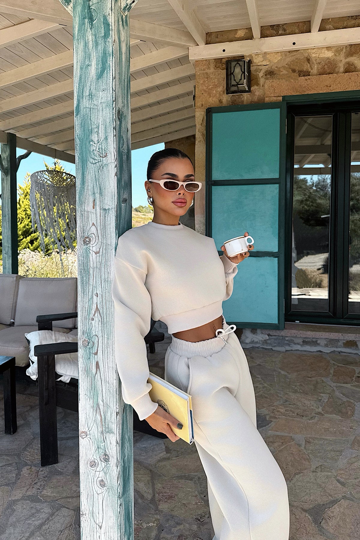 Krem Fluid Eşofman Takım ATE-3701