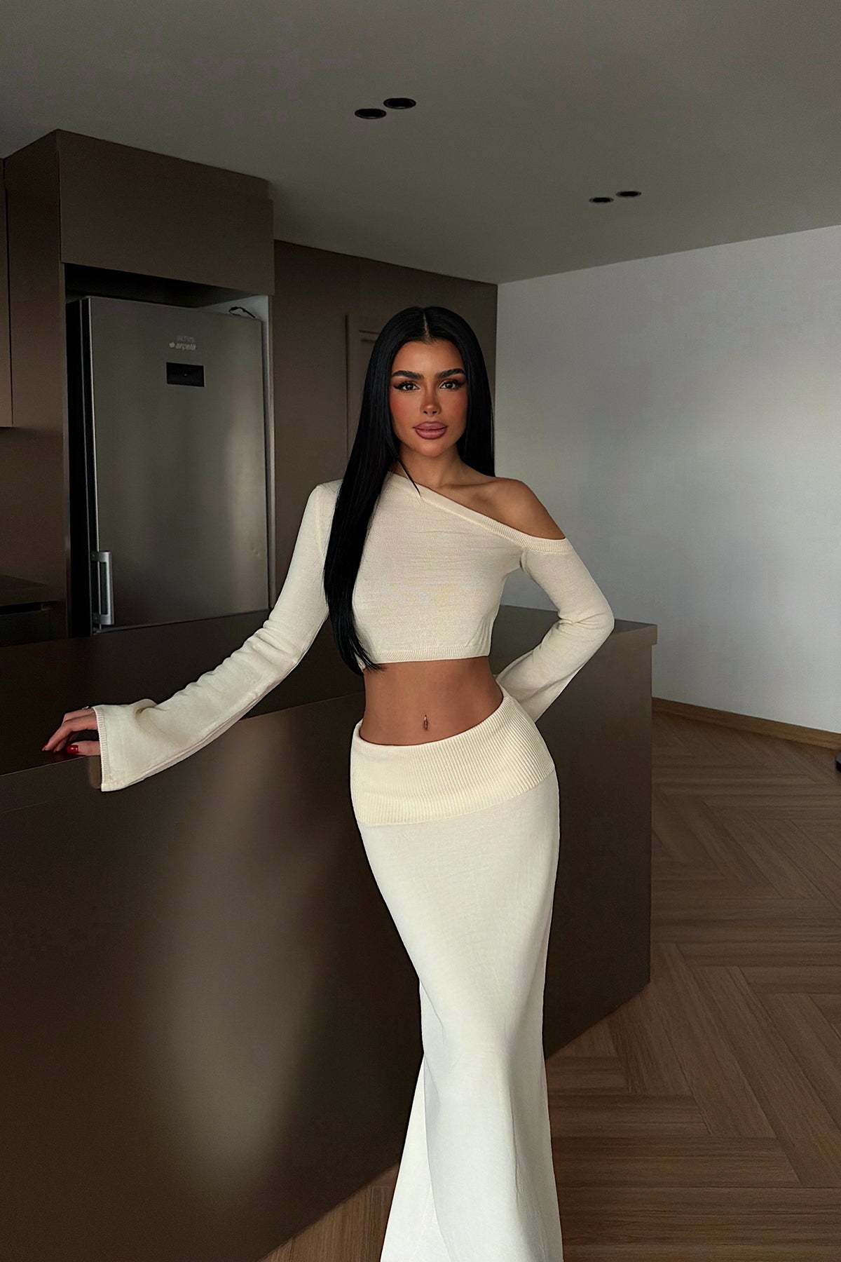 Krem Cashless Triko Takım ATE-4062