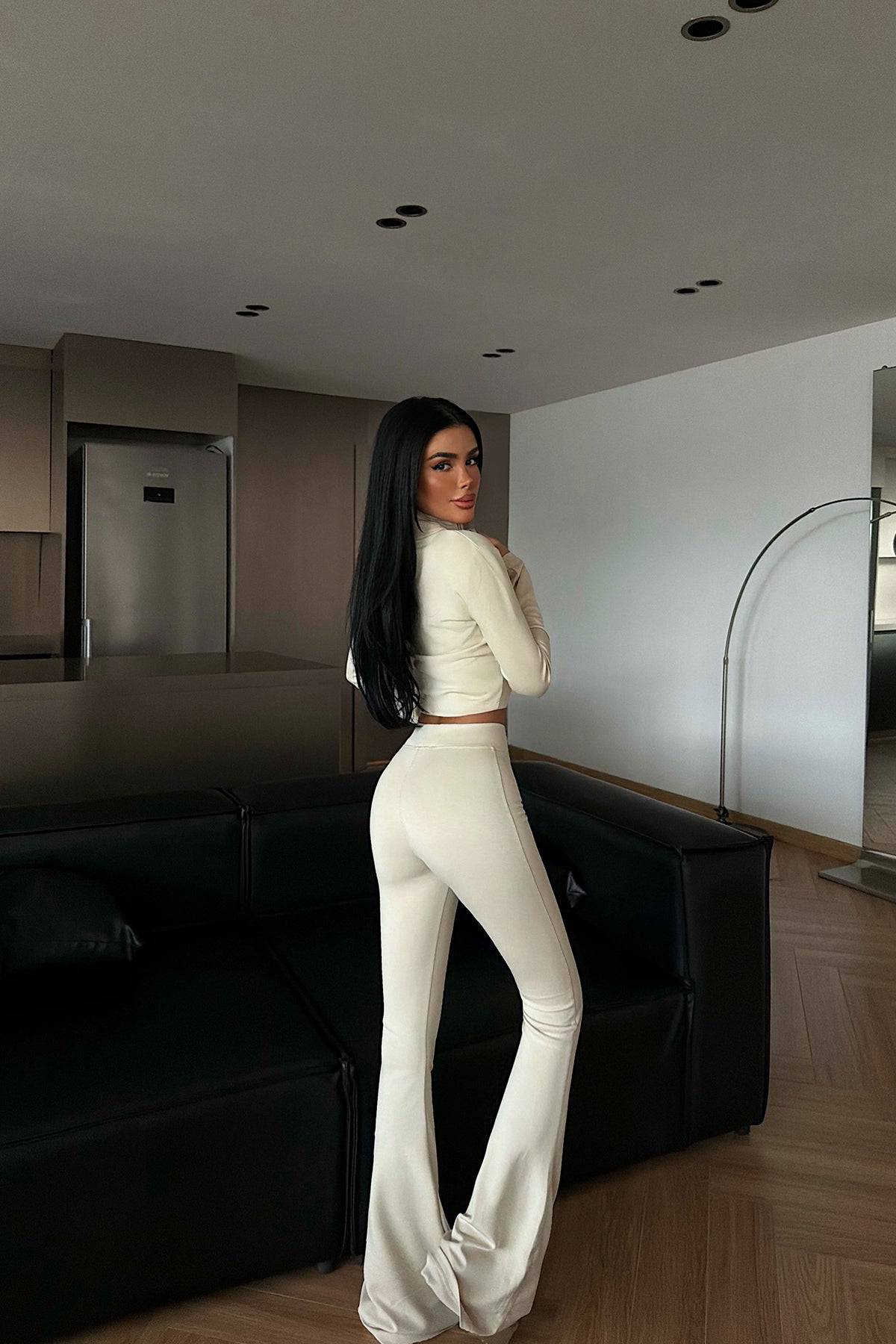 Krem Bericca Eşofman Takımı  ATE-4099