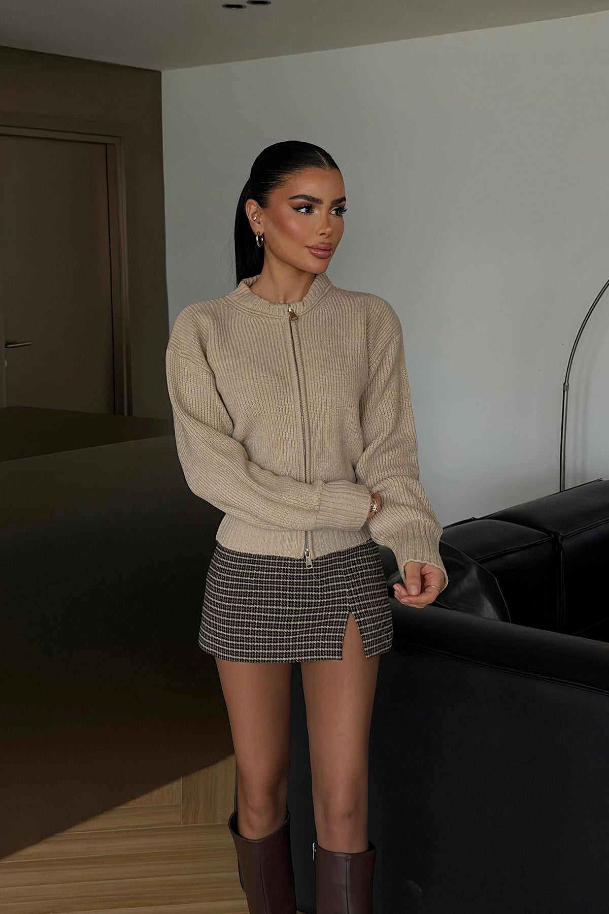 Krem Lilja Triko Hırka ATE-4057