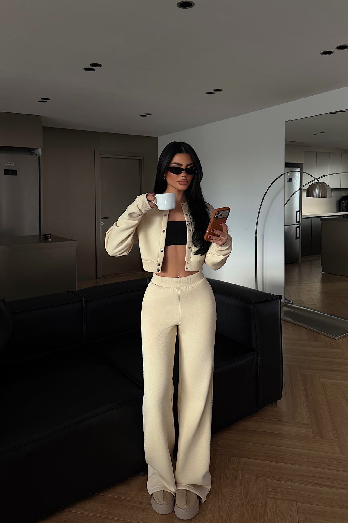 Krem Lotee Eşofman Takım ATE-4314