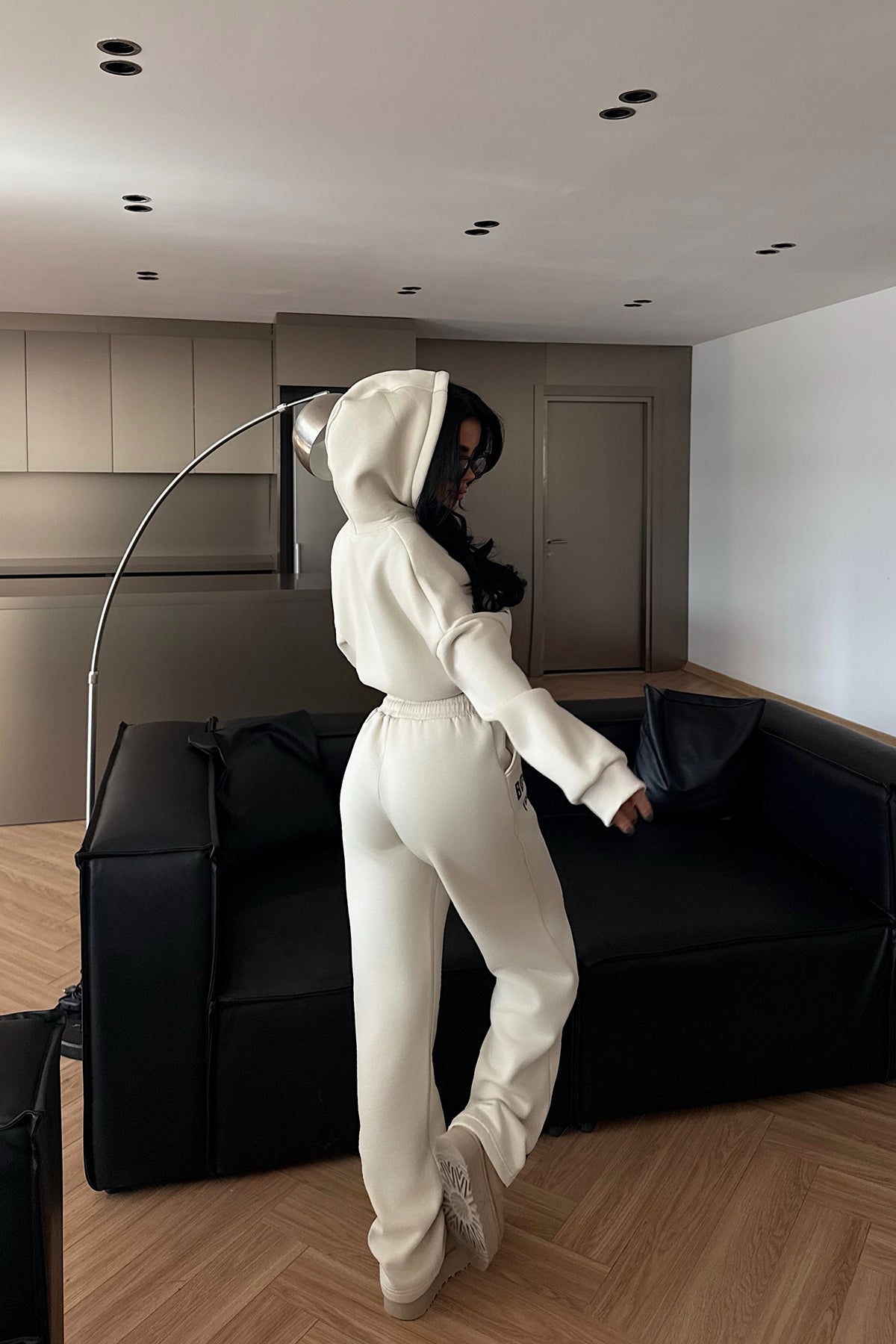 Krem Darcey Eşofman Takım ATE-3709