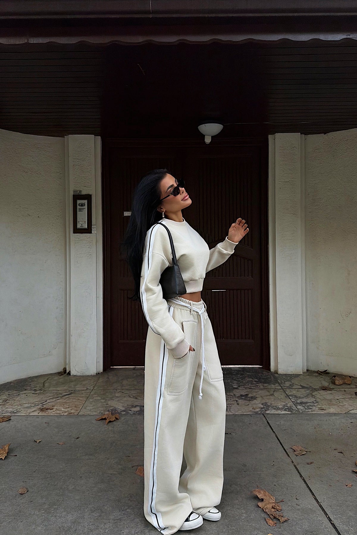 Krem Rinaldi Eşofman Takım ATE-3749