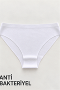 Kadın Beyaz Dikişsiz Bikini Külot Esnek Seamless İç Çamaşırı