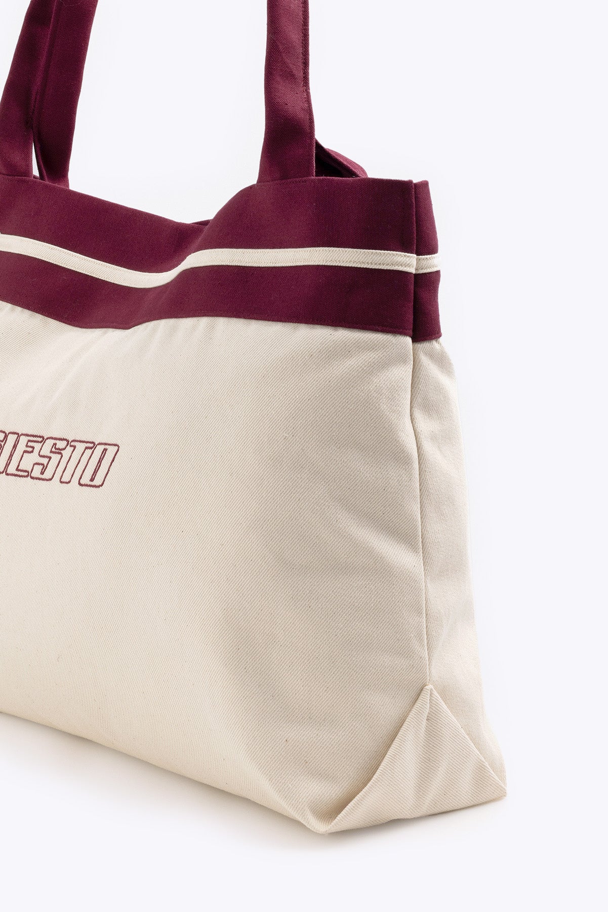 KUMAŞ TOTE BORDO ÇANTA - BORDO STANDART