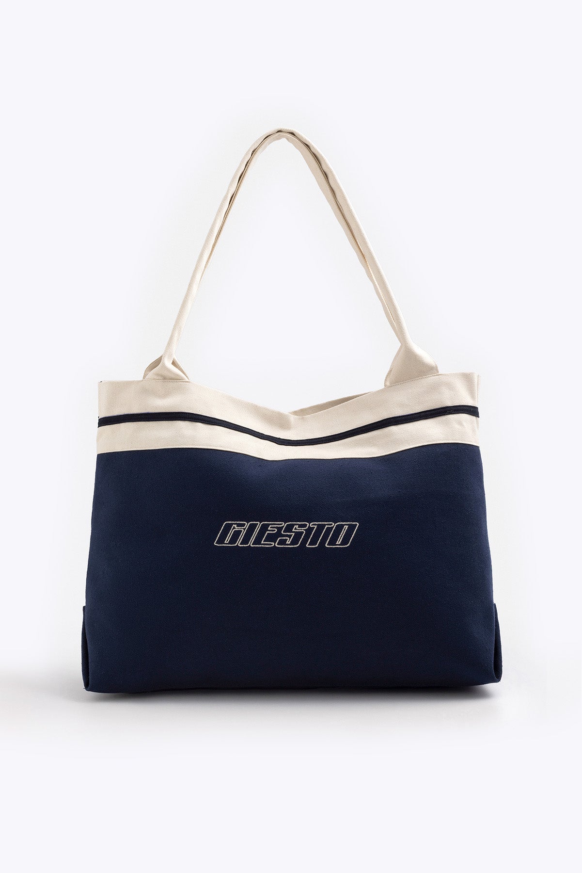 KUMAŞ TOTE LACİVERT ÇANTA - LACİVERT STANDART