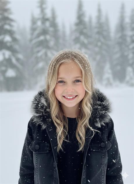 Kürk Detaylı Kot Ceket Beyaz 6 Yaş