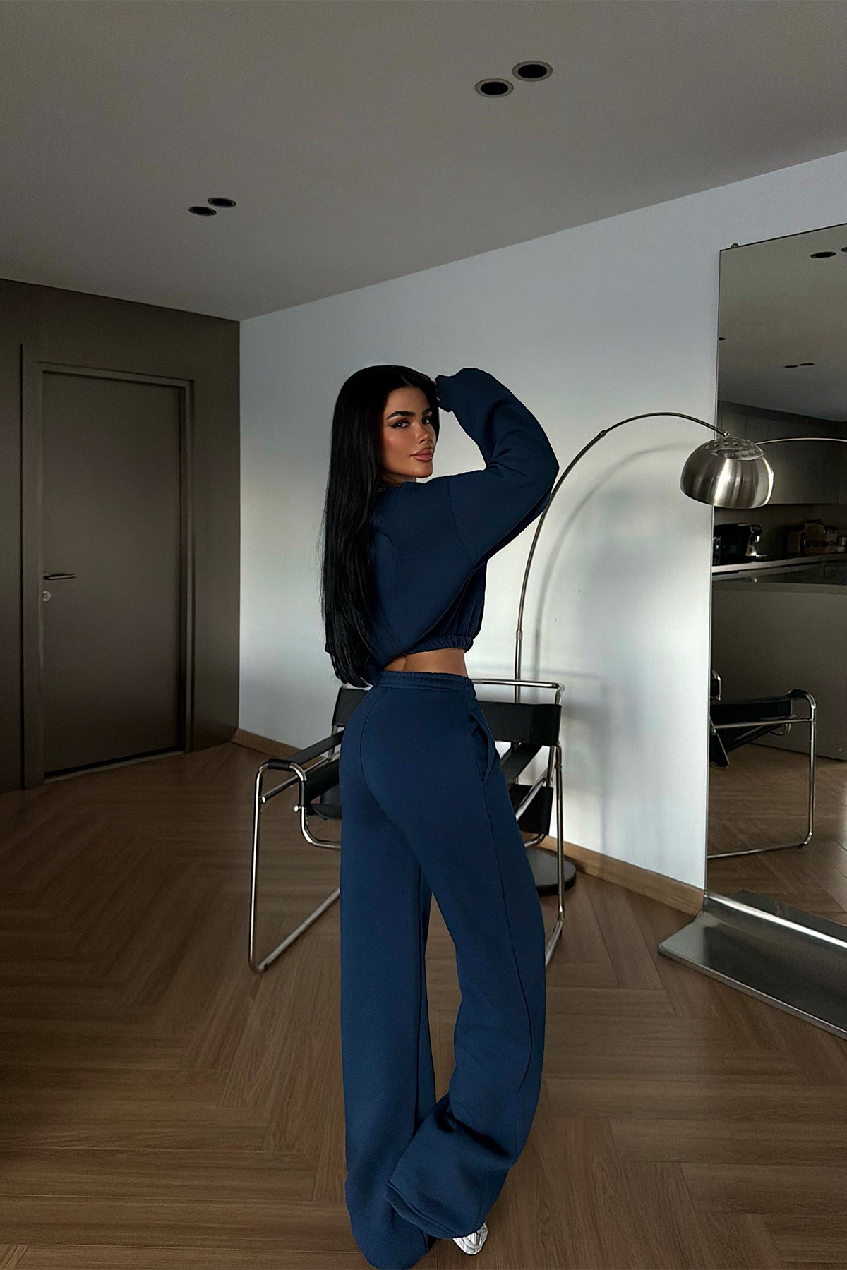 Lacivert Giaspy eşofman takımı ATE-4290