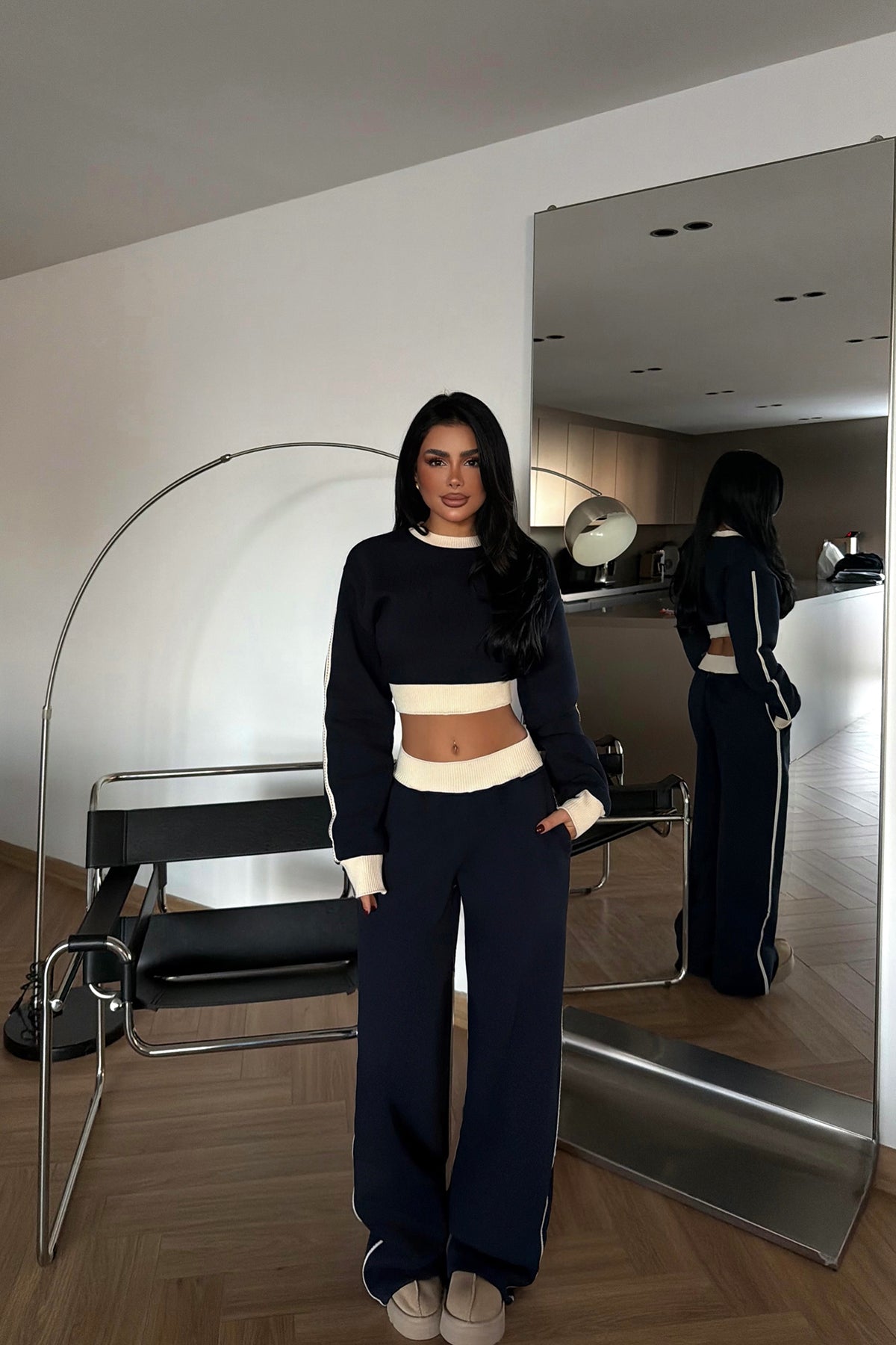 Lacivert Quill Eşofman Takımı ATE-4090