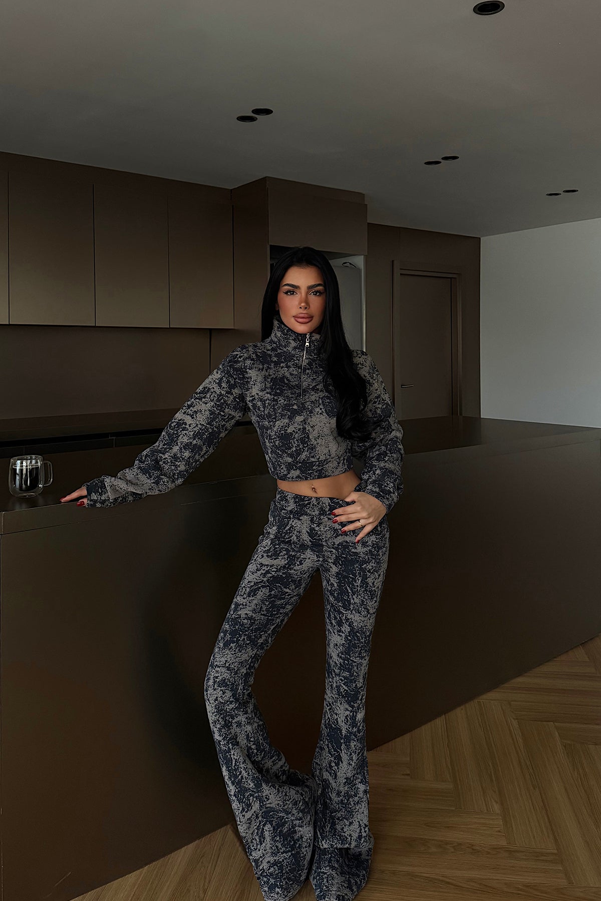 Lacivert Polena Eşofman Takımı ATE-4333