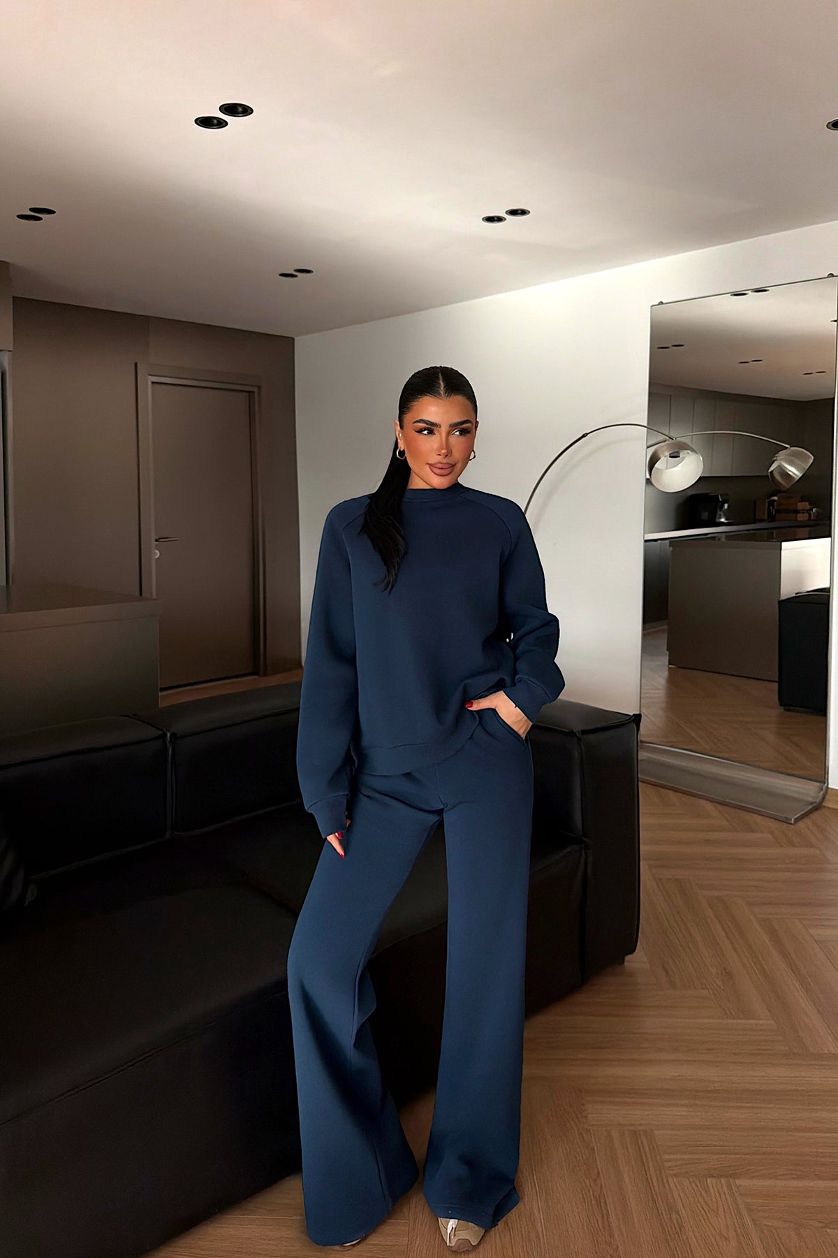 Lacivert Revovy Eşofman Takımı ATE-4278