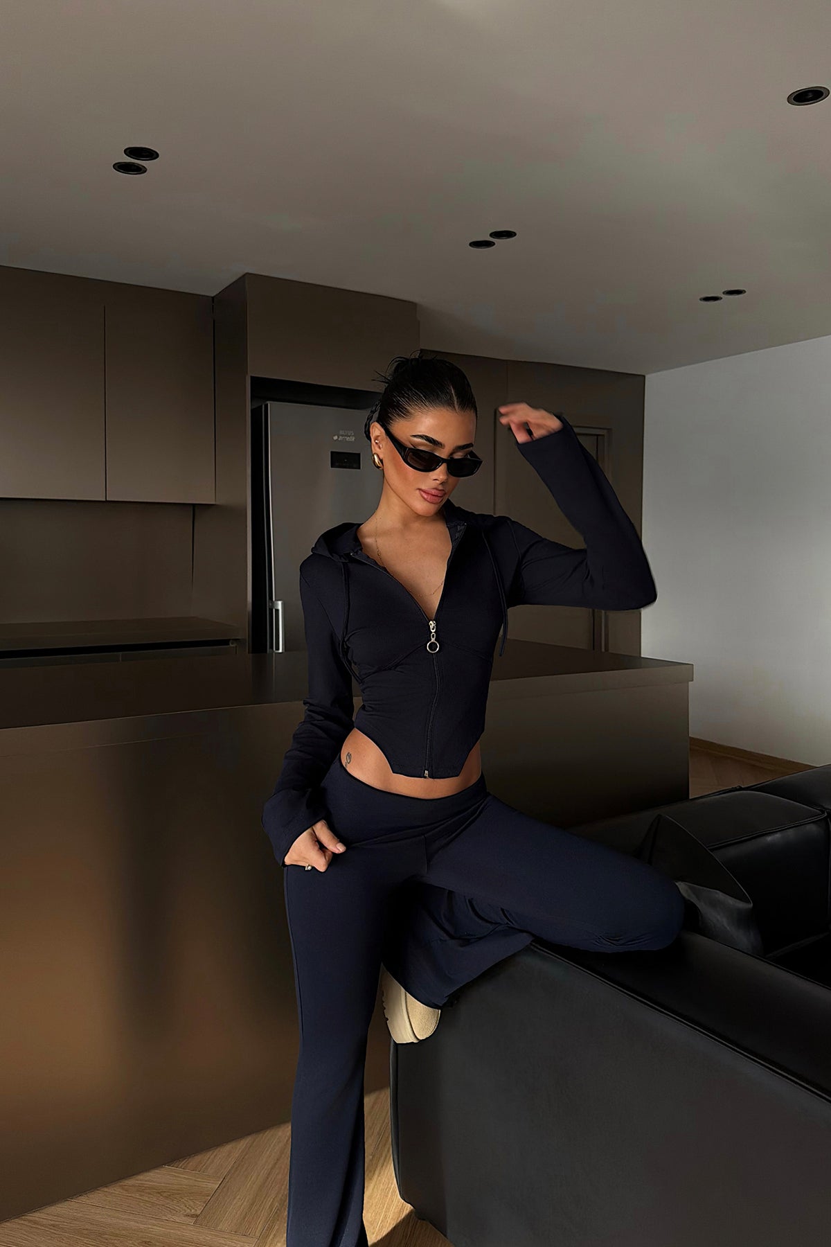 Lacivert Pascale Takım ATE-4444