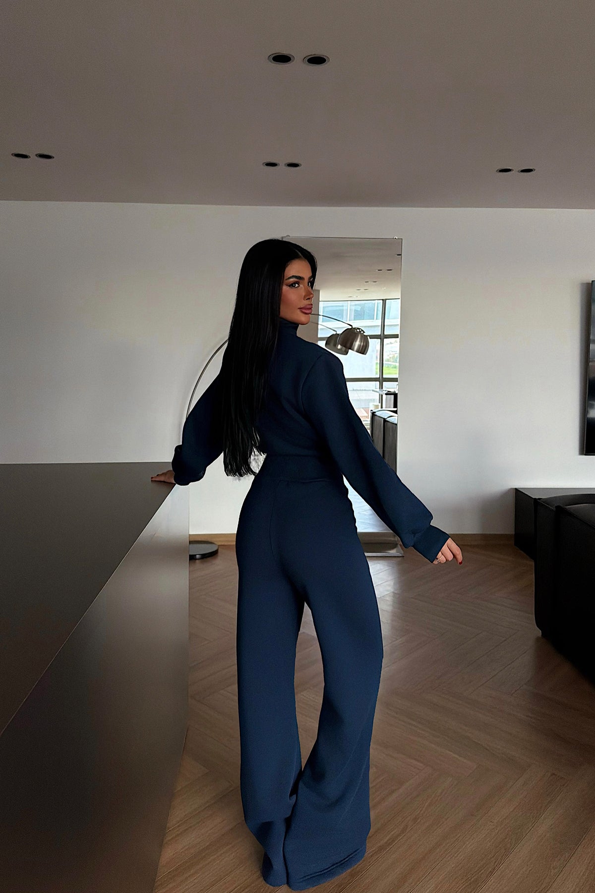 Lacivert İssoly Tulum ATE-4295