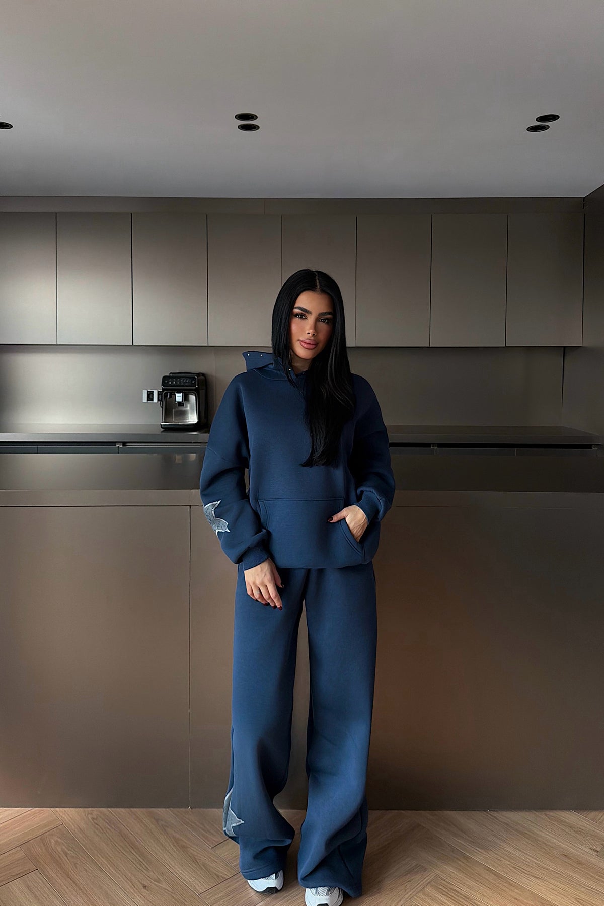 Lacivert Stars Eşofman Takım ATE-4132