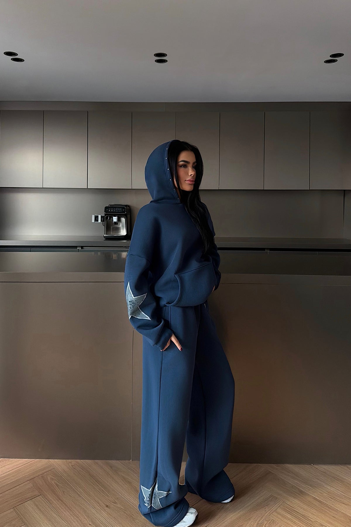 Lacivert Stars Eşofman Takım ATE-4132