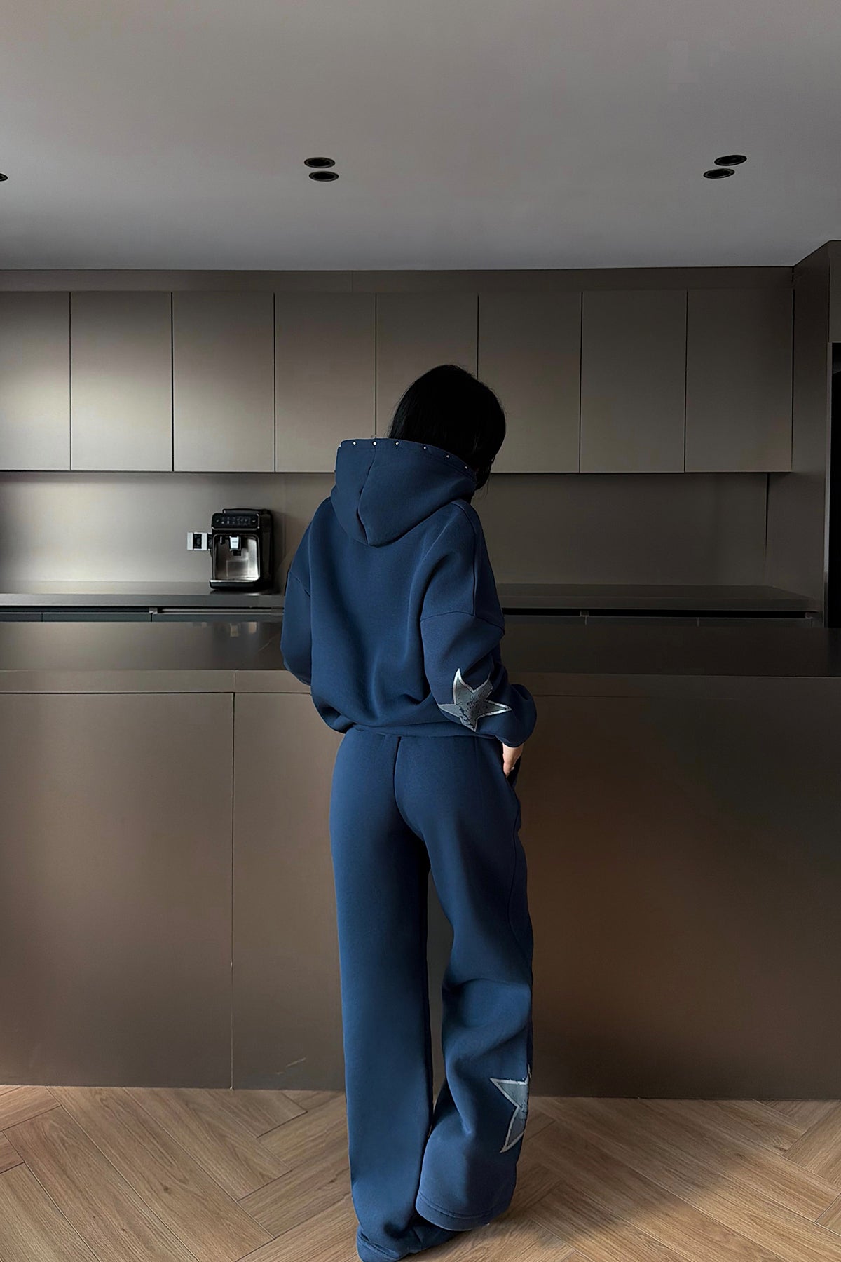 Lacivert Stars Eşofman Takım ATE-4132