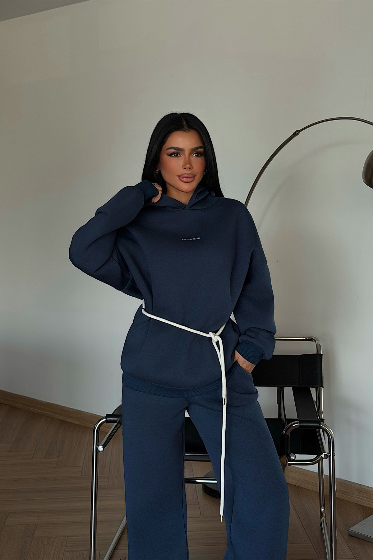 Lacivert Cicely Eşofman Takımı ATE-4305