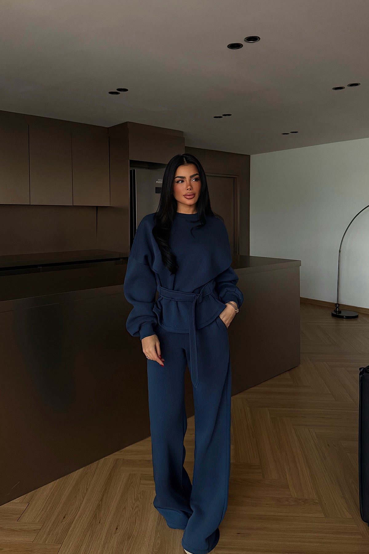 Lacivert Luzzy Eşofman Takımı ATE-4109 XS