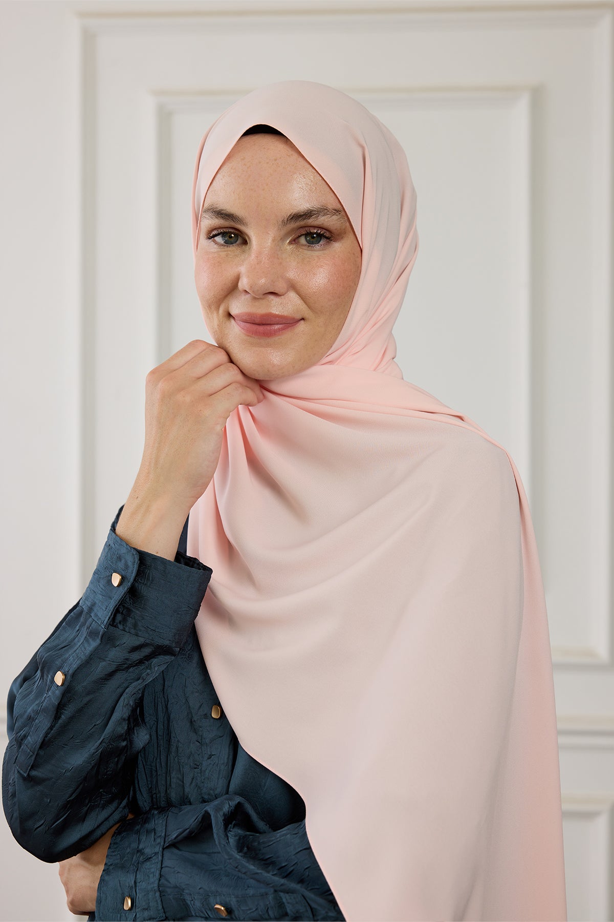 Medine İpeği Şal - Şeker Pembesi