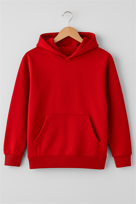 Oversize Sweatshirt Kırmızı S