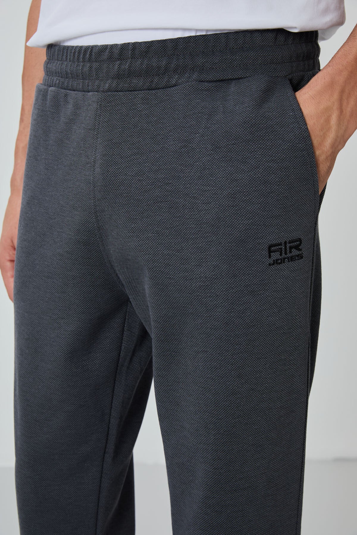 Carlos Antrasit Melanj Standart Kalıp Erkek Eşofman Takım - 85209