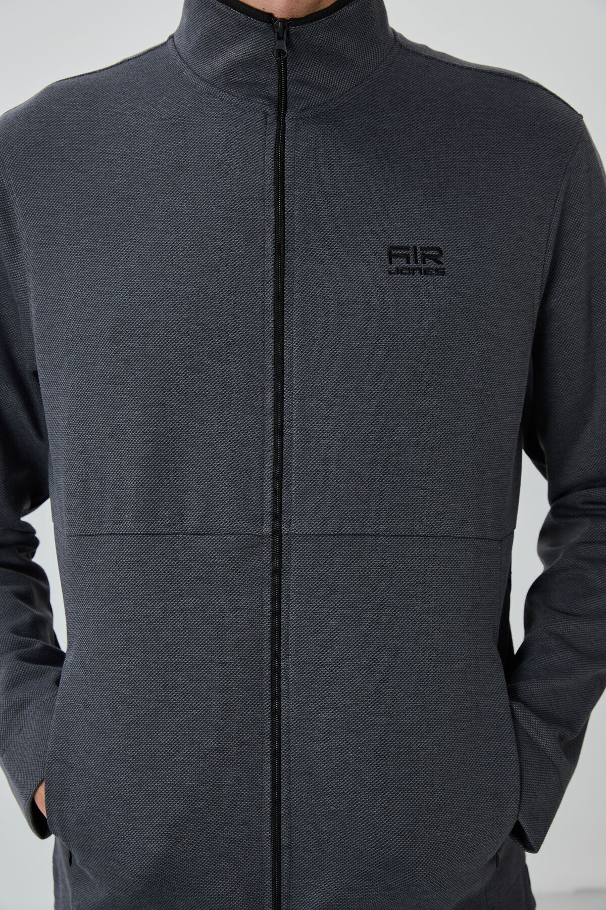 Carlos Antrasit Melanj Standart Kalıp Erkek Eşofman Takım - 85209