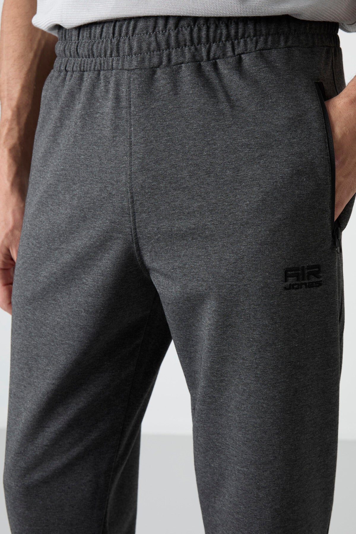 Barton Antrasit Melanj Jogger Erkek Eşofman Alt - 84952