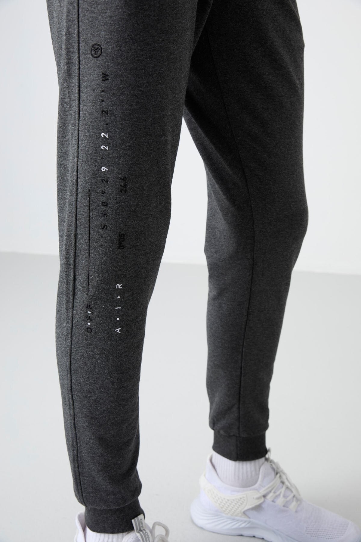 Rory Antrasit Melanj Jogger Erkek Eşofman Alt - 84909