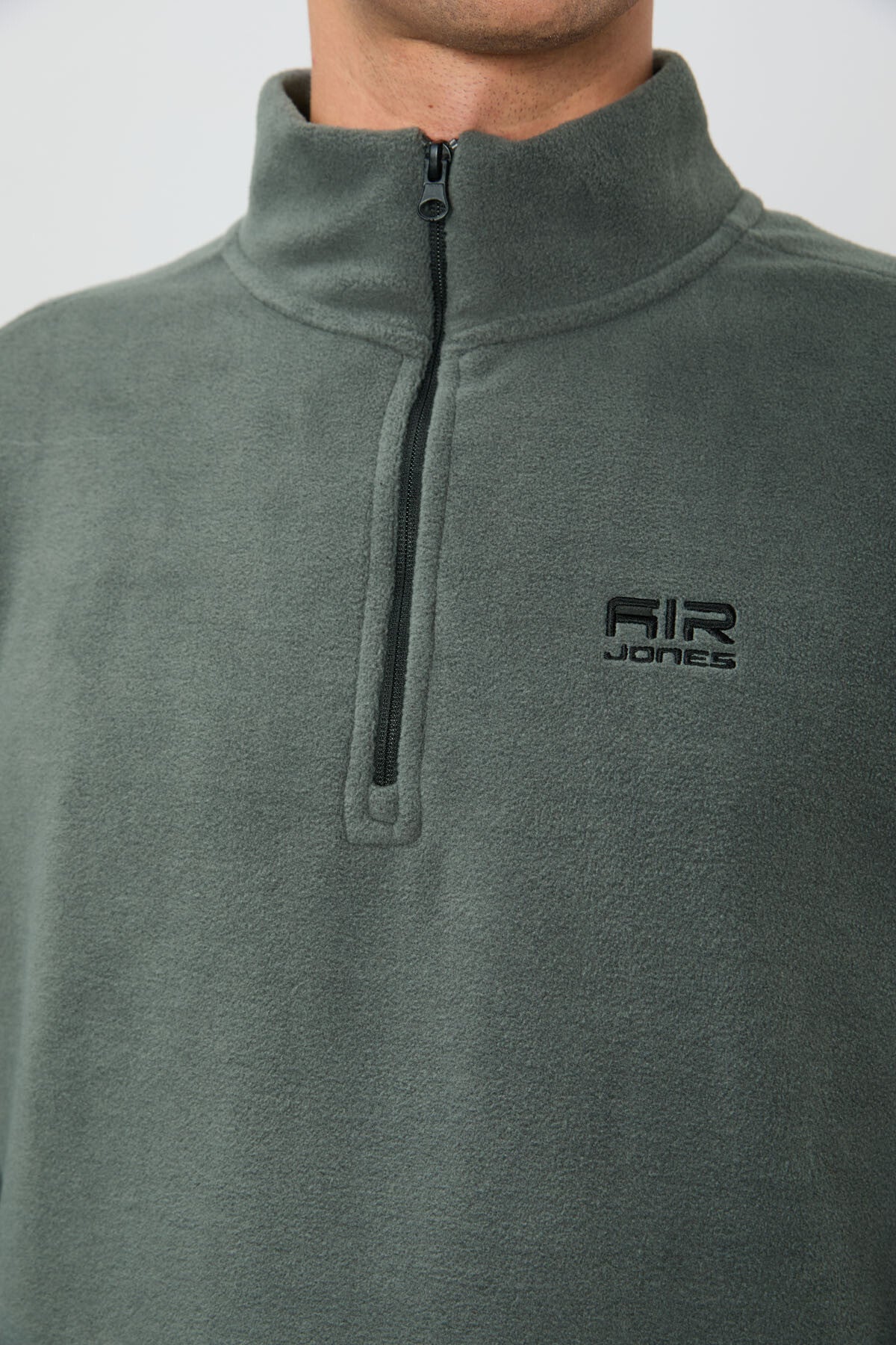 River Çağla Dik Yaka Erkek Polar Sweatshirt - 88310