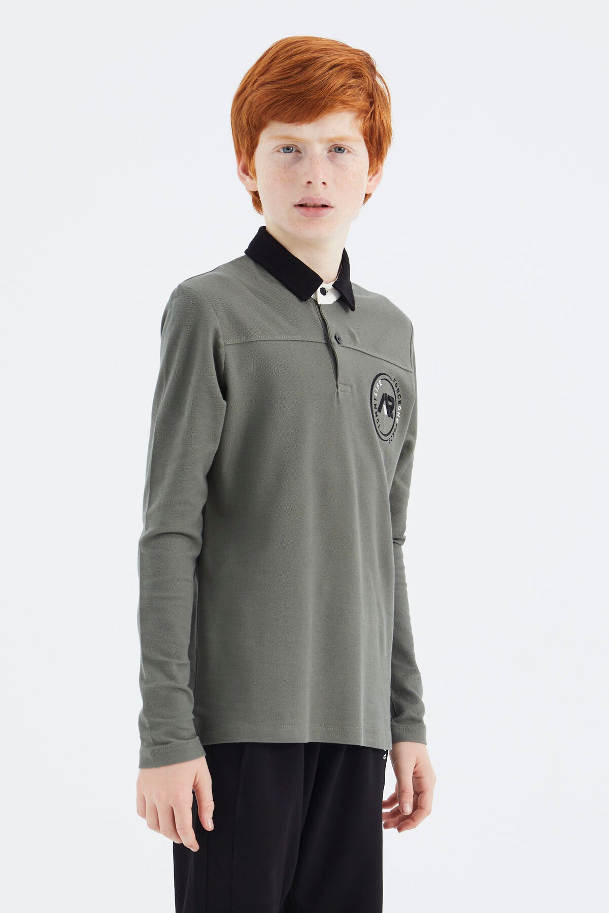 Çağla Polo Yaka Erkek Çocuk T-Shirt - 11172