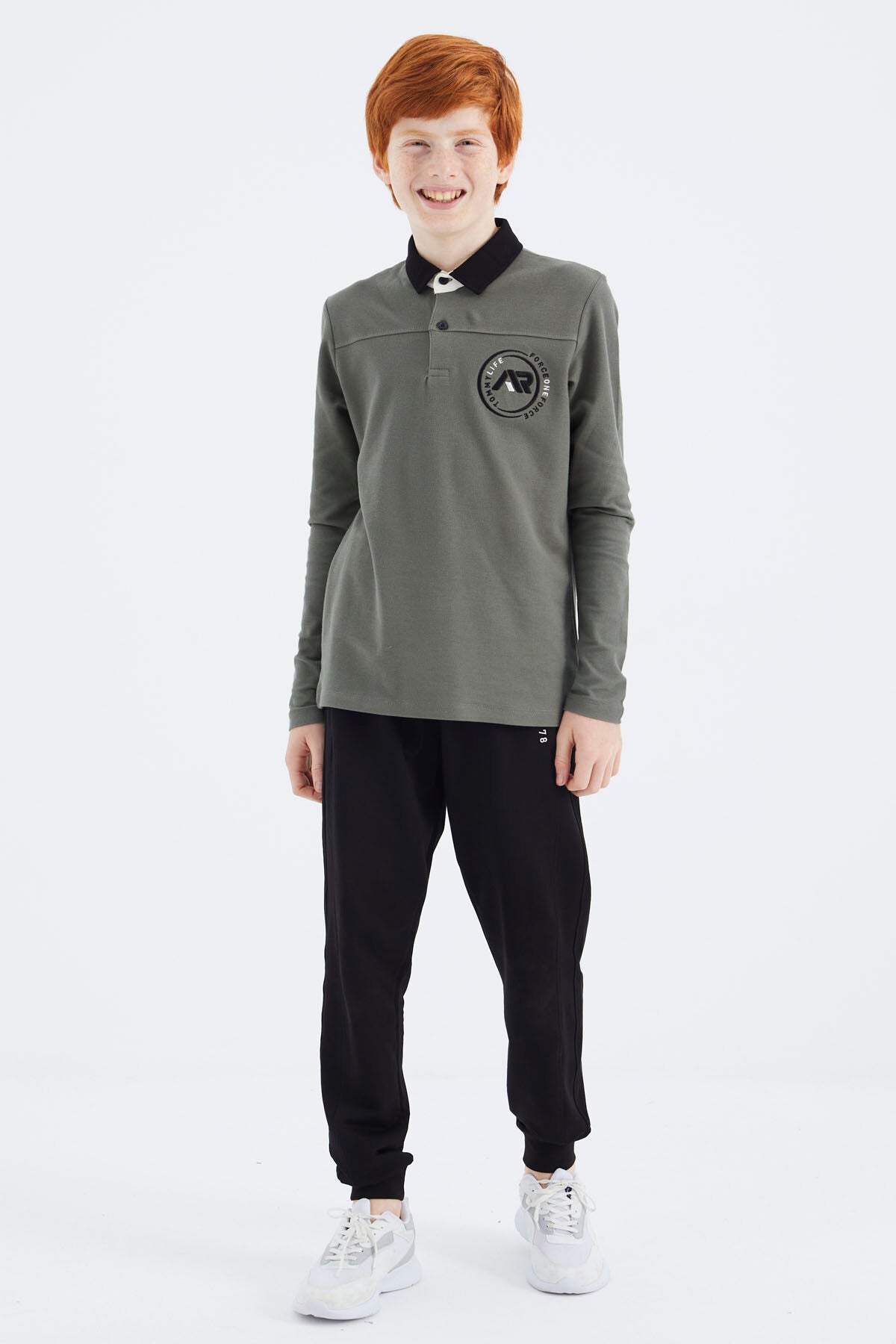 Çağla Polo Yaka Erkek Çocuk T-Shirt - 11172