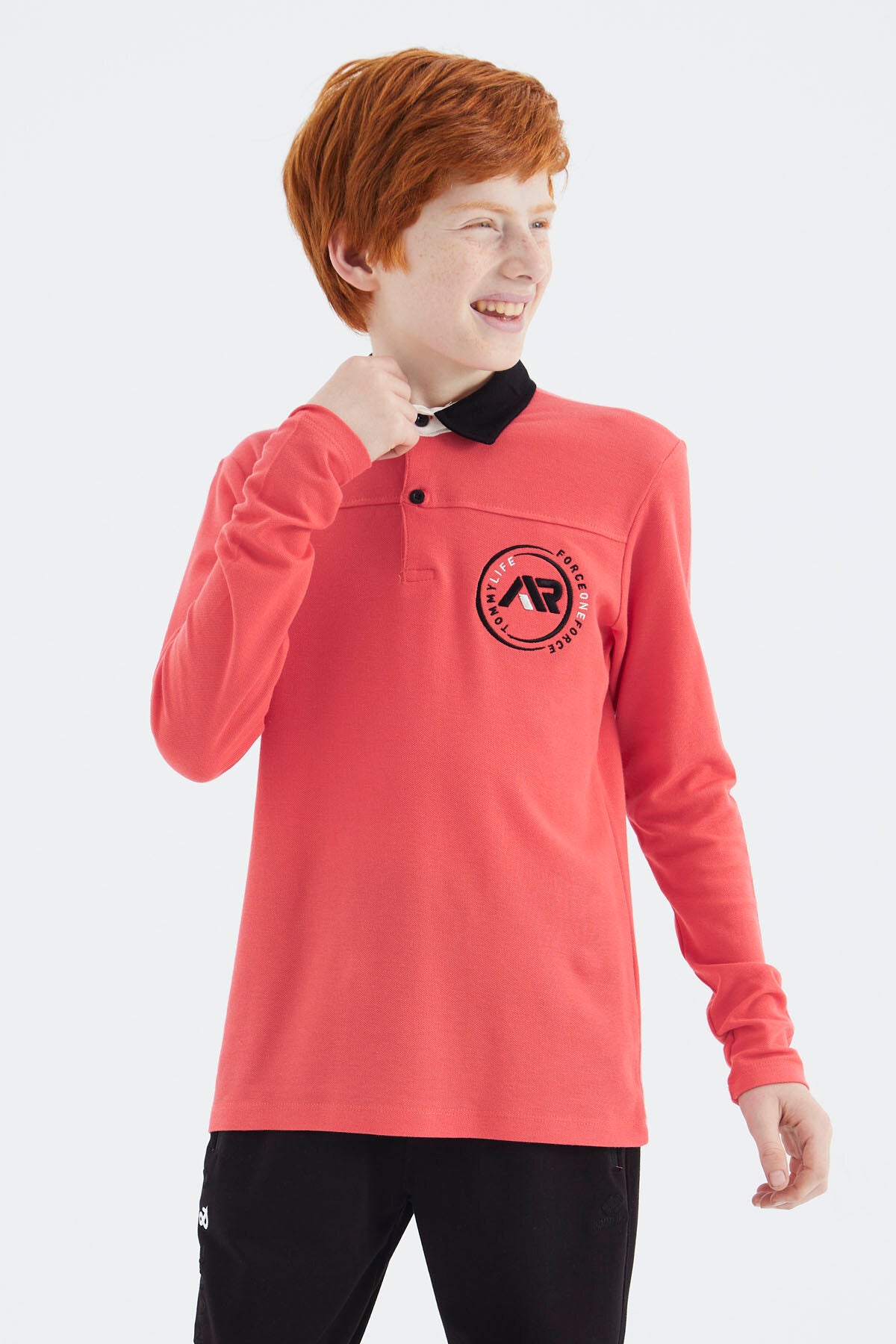 Coral Polo Yaka Erkek Çocuk T-Shirt - 11172