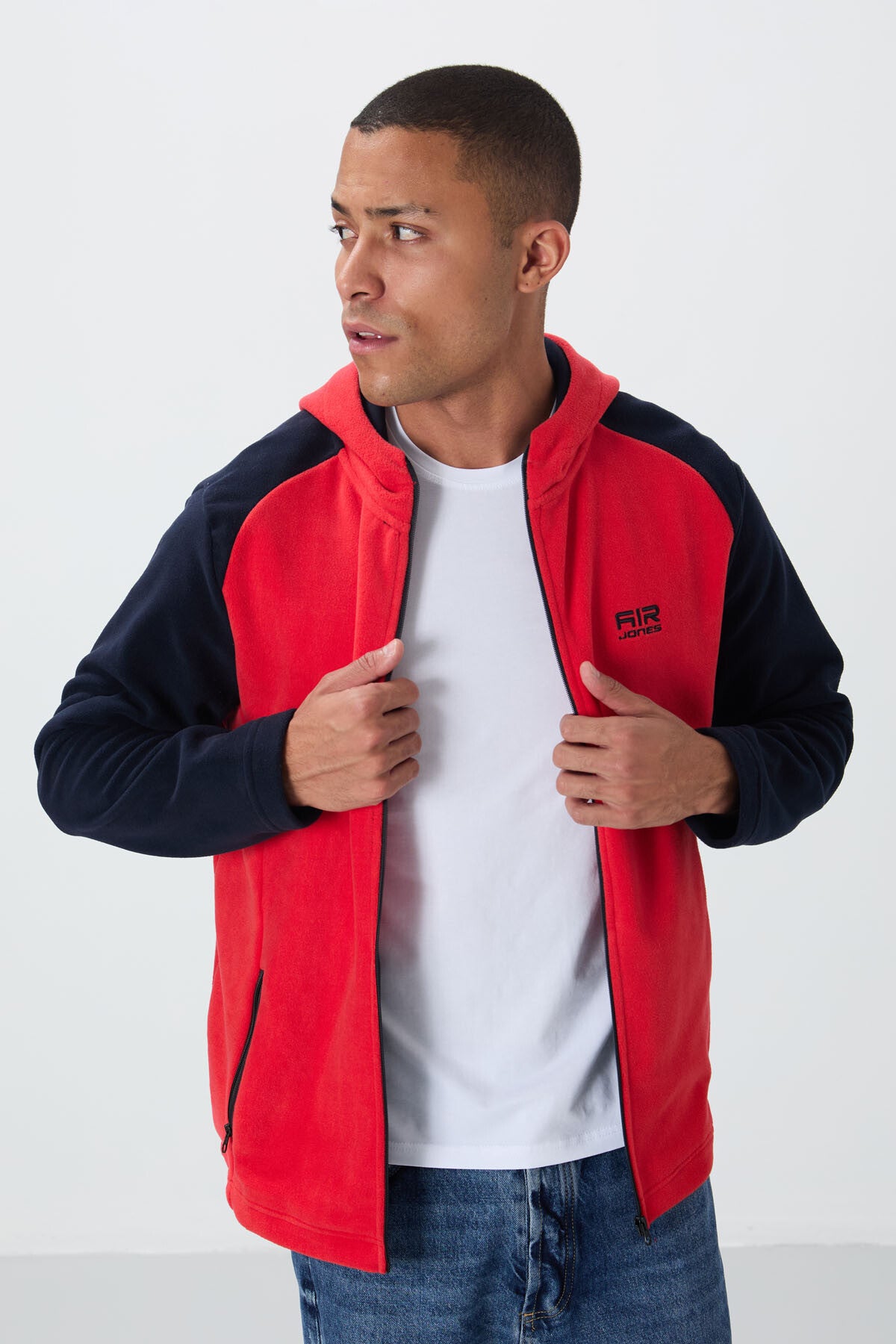 Connell Fiesta Rahat Kalıp Polar Erkek Sweatshirt - 88313