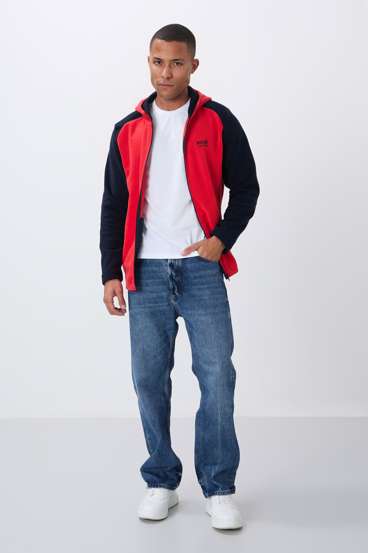 Connell Fiesta Rahat Kalıp Polar Erkek Sweatshirt - 88313