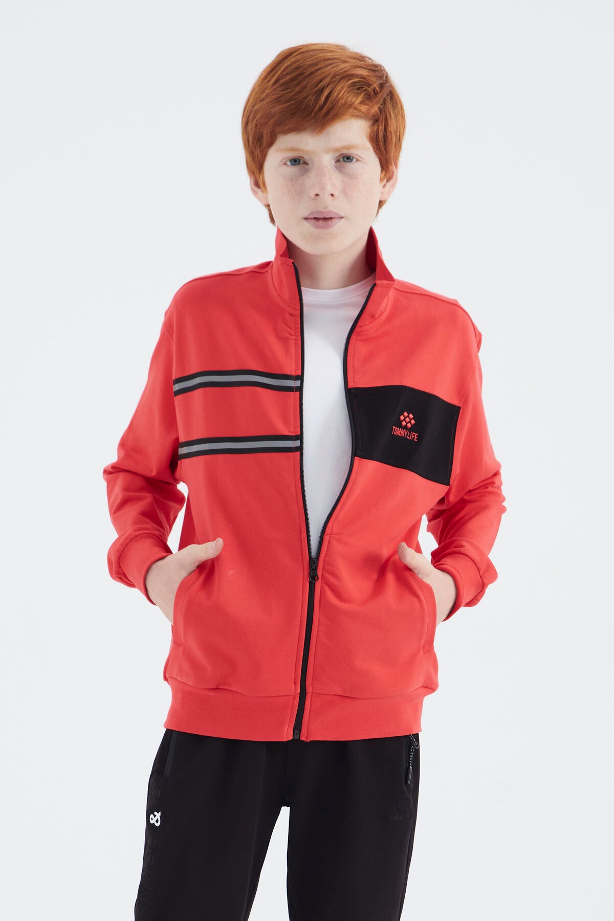 Fiesta Dik Yaka Erkek Çocuk Sweatshirt - 11183