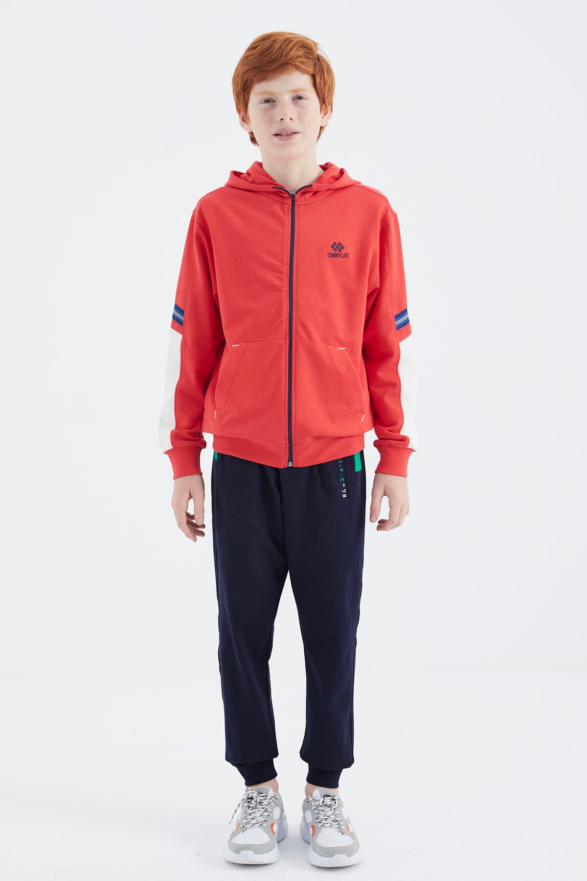 Fiesta Fermuarlı Erkek Çocuk Sweatshirt - 11180