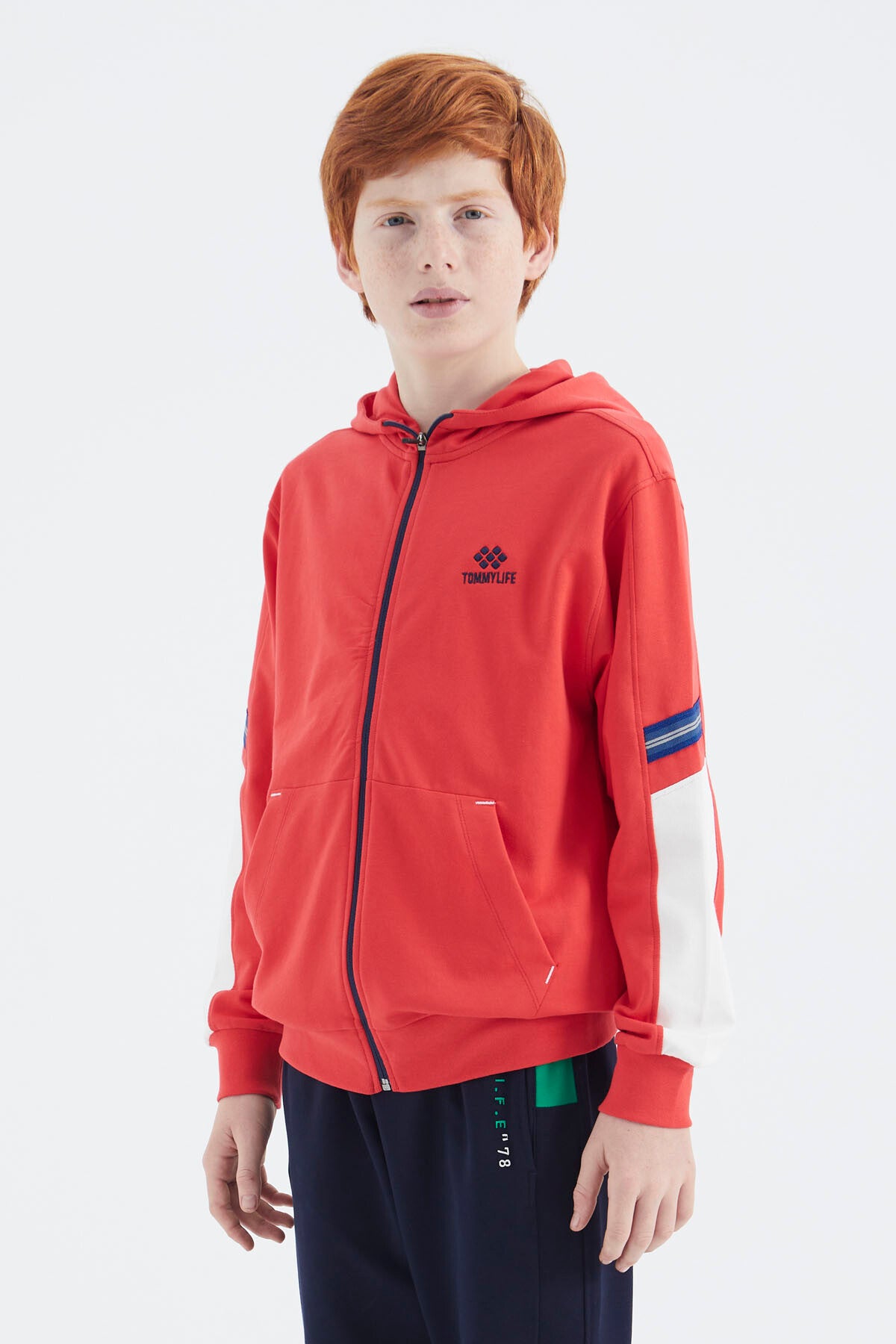 Fiesta Fermuarlı Erkek Çocuk Sweatshirt - 11180