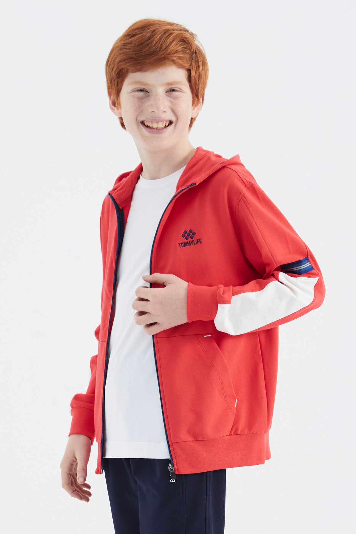 Fiesta Fermuarlı Erkek Çocuk Sweatshirt - 11180