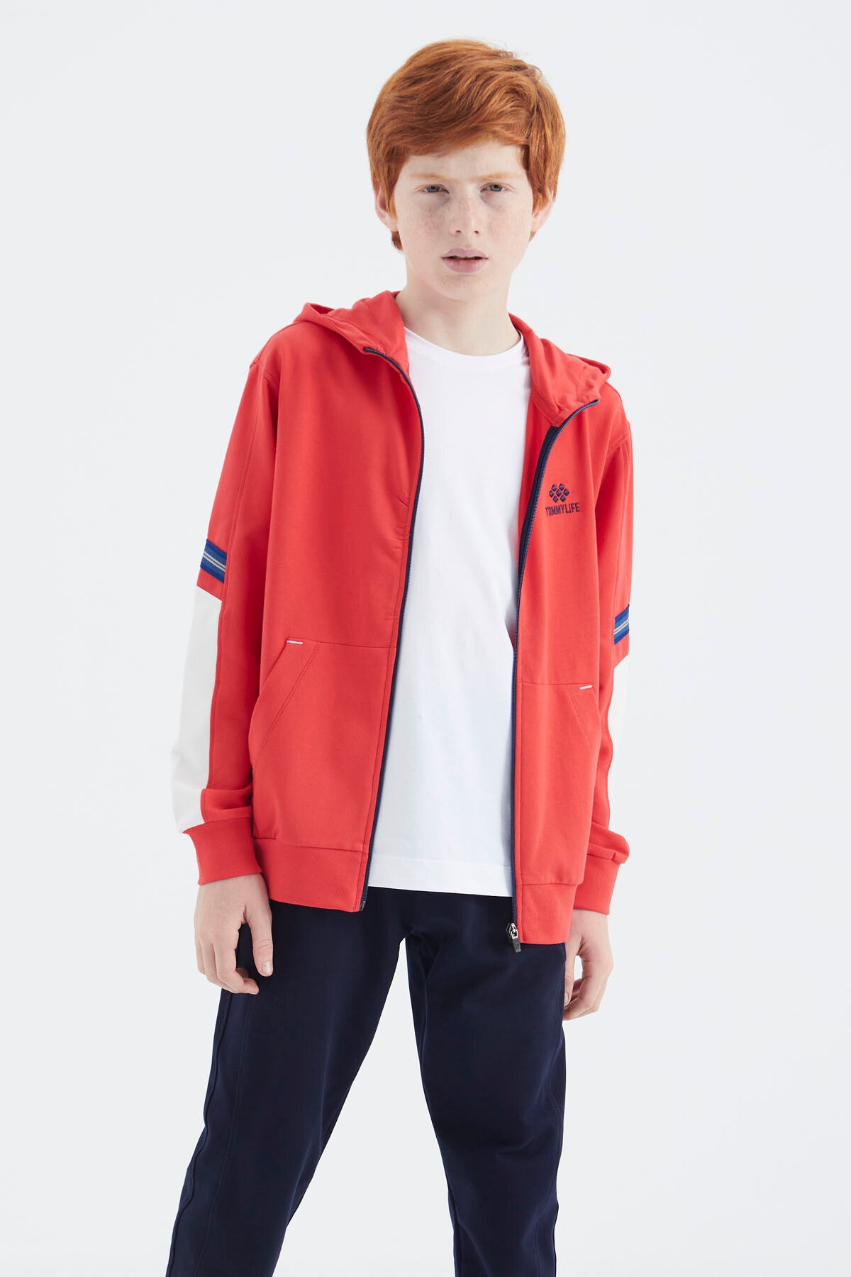 Fiesta Fermuarlı Erkek Çocuk Sweatshirt - 11180