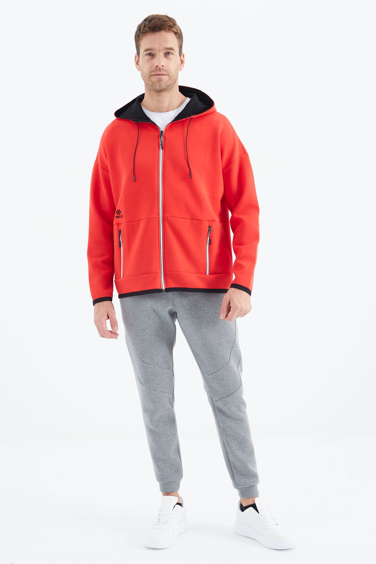 Fiesta Kapüşonlu  Gizli Cep Detaylı Erkek Sweatshirt - 88288