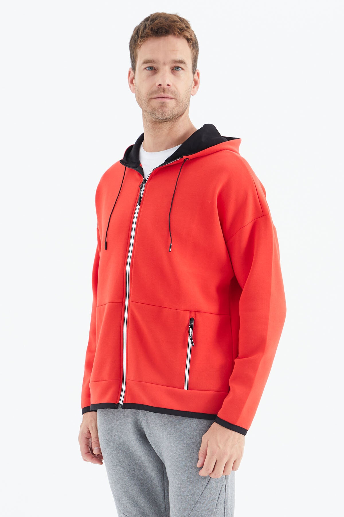 Fiesta Kapüşonlu  Gizli Cep Detaylı Erkek Sweatshirt - 88288