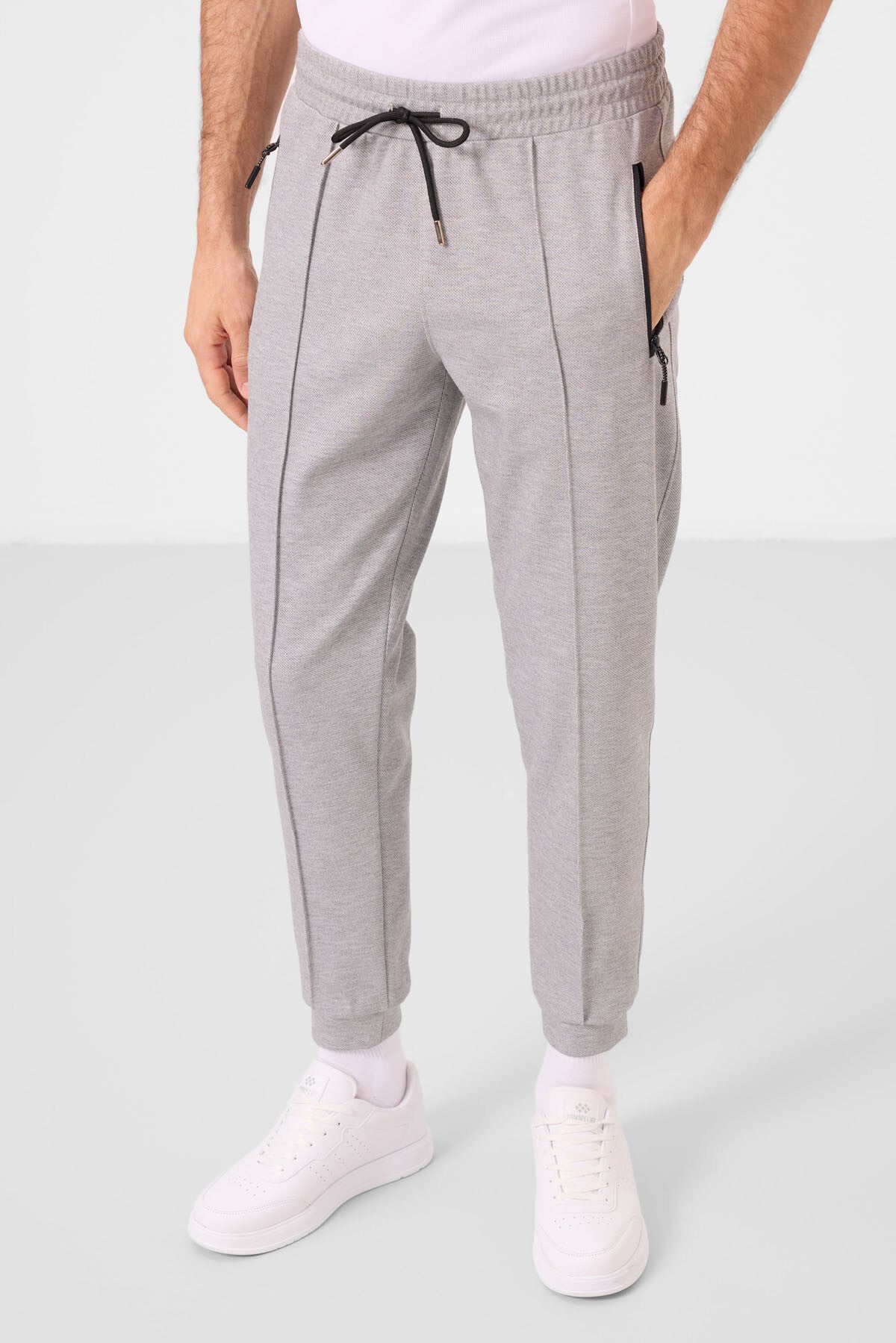 Gri Melanj Jogger Erkek Eşofman Altı - 82113