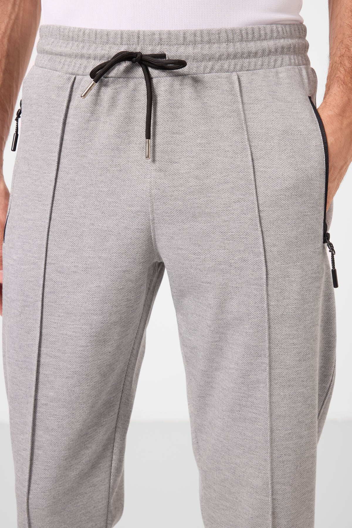 Gri Melanj Jogger Erkek Eşofman Altı - 82113
